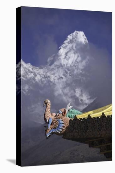 Detail at the Buddhist Monastery in Tengboche in the Khumbu Region of Nepal-John Woodworth-Premier Image Canvas