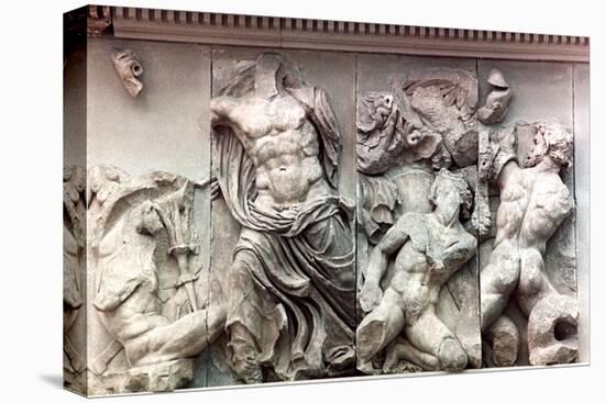 Detail from the Great Frieze of the Pergamon Altar, 180-159 BC. Artist: Unknown-Unknown-Premier Image Canvas