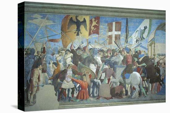 Detail from the Legend of the True Cross Showing Battle of Heraclius I Against Chosroes II-Piero della Francesca-Premier Image Canvas