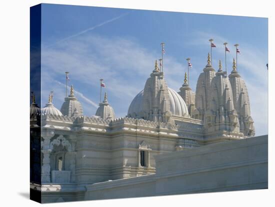 Detail from the Mandir Mahotsav Temple, a New Hindu Temple in Neasden, North London, England, UK-Richardson Rolf-Premier Image Canvas