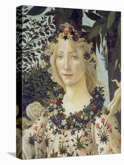 Detail from the Painting "Primavera": Head of Flora-Sandro Botticelli-Premier Image Canvas