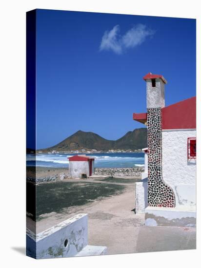 Detail of a Coastal Cottage, Calhau, Sao Vicente, Cape Verde Islands, Atlantic, Africa-Renner Geoff-Premier Image Canvas