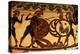 Detail of a Corinthian Vase Showing a Hoplite Battle, circa 600 BC-null-Premier Image Canvas