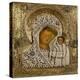 Detail of an Icon Showing the Virgin of Kazan by Yegor Petrov, Moscow, 1788-null-Premier Image Canvas