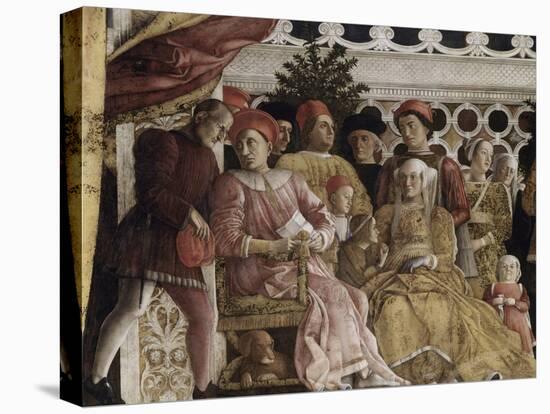 Detail of Camera Degli Sposi: the Court-Andrea Mantegna-Premier Image Canvas