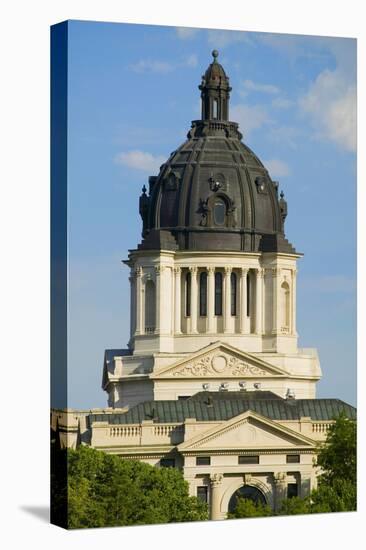 Detail of dome of South Dakota State Capitol and complex, Pierre, South Dakota, built between 19...-null-Premier Image Canvas