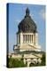 Detail of dome of South Dakota State Capitol and complex, Pierre, South Dakota, built between 19...-null-Premier Image Canvas