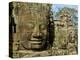 Detail of Face on Bayon Temple-Bob Krist-Premier Image Canvas