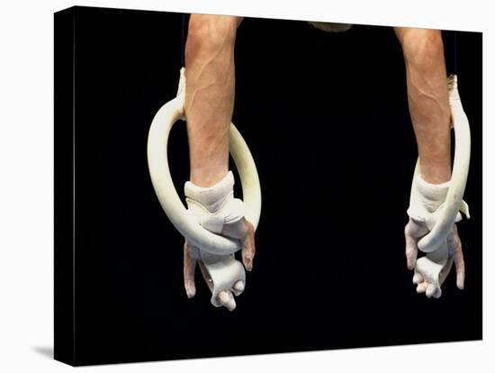 Detail of Male Gymnasts Hands on the Rings-Paul Sutton-Premier Image Canvas