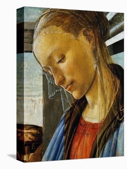 Detail of Mary from Madonna of the Eucharist-Sandro Botticelli-Premier Image Canvas