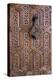 Detail of Old Ornately Carved Wooden Door, Medina, Marrakesh, Morocco, North Africa, Africa-Stephen Studd-Premier Image Canvas