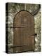 Detail of Old Wooden Door in Stone Wall, Tallinn, Estonia-Nancy & Steve Ross-Premier Image Canvas