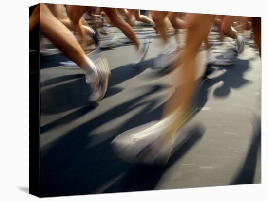 Detail of Runners Legs in A Road Race-null-Premier Image Canvas