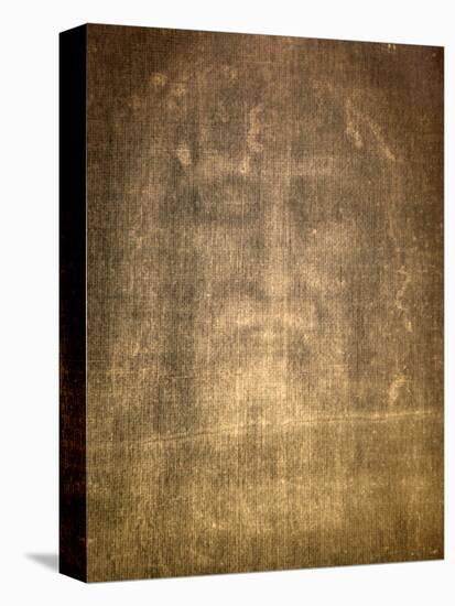 Detail of Shroud of Turin in Chiesa Della Ss. Annunziata Church, Turin, Piedmont, Italy, Europe-null-Premier Image Canvas