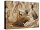 Detail of St. Cecilia Distributing Alms C.1612-15-Domenichino-Premier Image Canvas