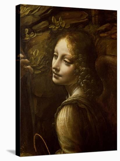 Detail of the Angel, from the Virgin of the Rocks-Leonardo da Vinci-Premier Image Canvas