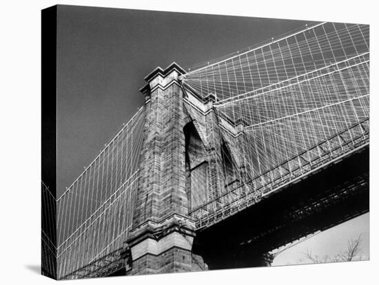 Detail of the Brooklyn Bridge-Alfred Eisenstaedt-Premier Image Canvas