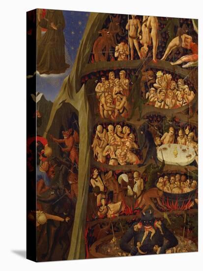 Detail of the Damned in Hell, from the Last Judgement-Fra Angelico-Premier Image Canvas