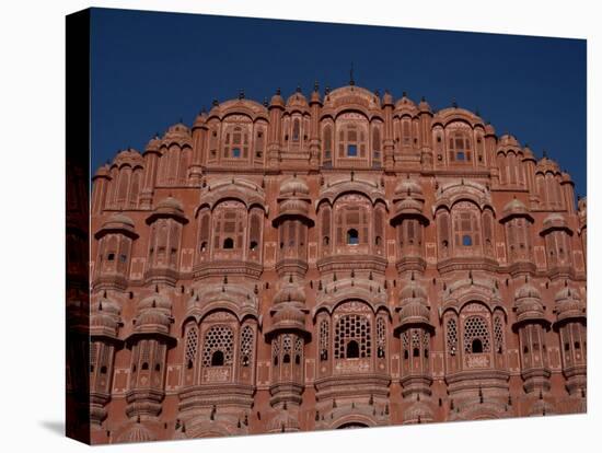 Detail of the Facade of the Palace of the Winds, Jaipur, Rajasthan, India-David Beatty-Premier Image Canvas