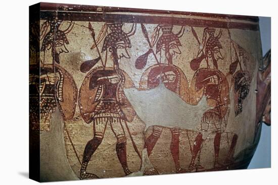 Detail of the Greek Warrior Vase, 13th century BC. Artist: Unknown-Unknown-Premier Image Canvas