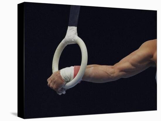 Detail of the Hands of Male Gymnast Grabing the Ring-Paul Sutton-Premier Image Canvas