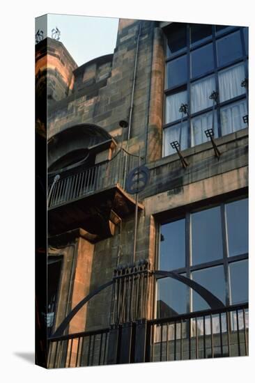 Detail of the Ironwork of the North Facade, Built 1897-99-Charles Rennie Mackintosh-Premier Image Canvas