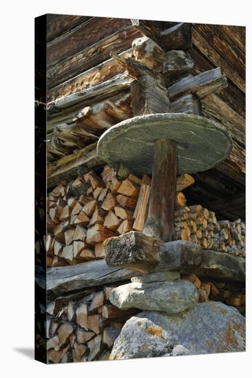 Detail Of Traditional Wooden Granary-Philippe Clement-Premier Image Canvas