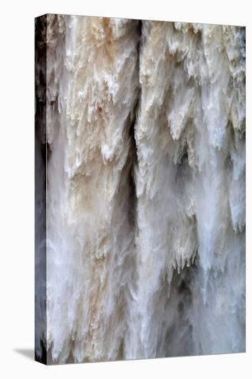 Detail of Water Falling from Kaieteur Falls, Guyana, South America-Mick Baines & Maren Reichelt-Premier Image Canvas