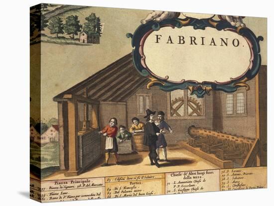 Detail Representing Paper Industry of City of Fabriano-Georg Braun-Premier Image Canvas