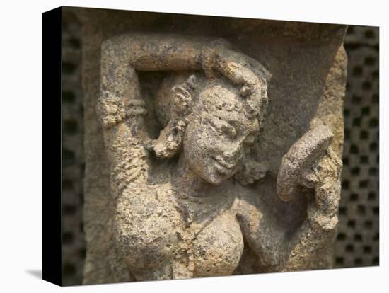 Details of Bas Relief of Orissa Dancers at Sun Temple, Konark, Orissa, India-Keren Su-Premier Image Canvas