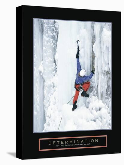 Determination - Ice Climber-Unknown Unknown-Stretched Canvas