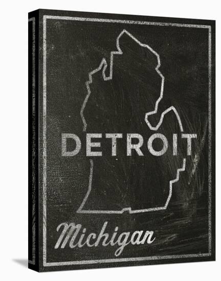 Detroit, Michigan-John Golden-Stretched Canvas