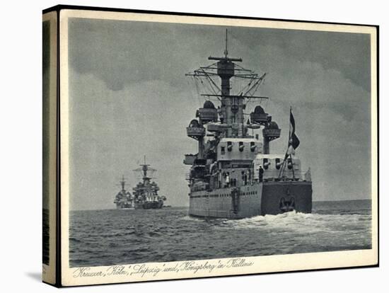 Deutsche Kriegsschiffe, Köln, Leipzig, Königsberg-null-Premier Image Canvas