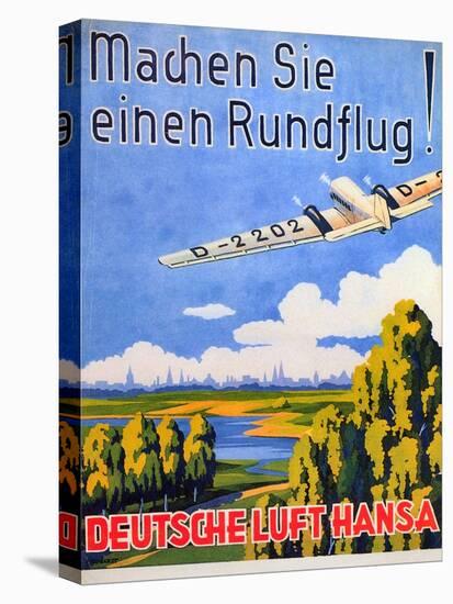 Deutsche Luft Hansa, 1930S-null-Premier Image Canvas