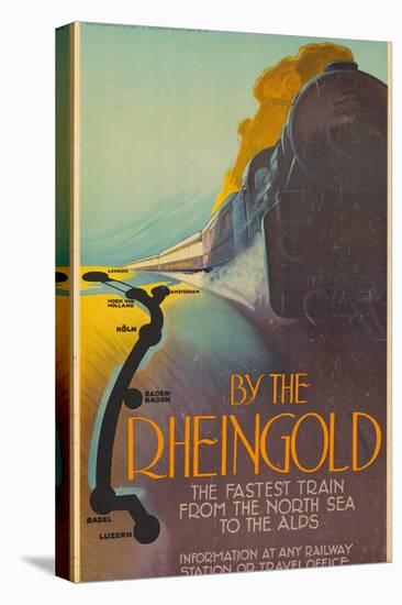 Deutsche Reichsbahn By the Rheingold. Europe, Germany, 1928-Richard Friese-Premier Image Canvas