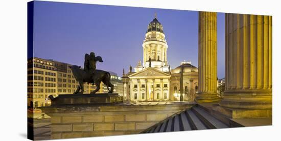 Deutscher Dom on Gendarmenmarkt, Berlin, Germany-null-Stretched Canvas