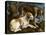 Deux chiens de chasse attachés à une souche-Jacopo Bassano-Premier Image Canvas