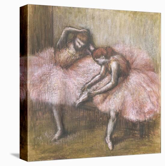 Deux danseuses roses-Edgar Degas-Premier Image Canvas