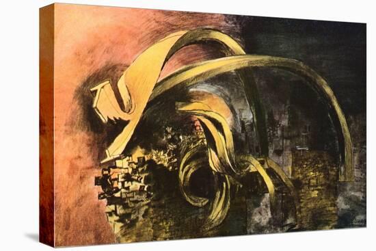 'Devastation, 1941, City. Twisted Girders (1)', 1941-Graham Sutherland-Premier Image Canvas