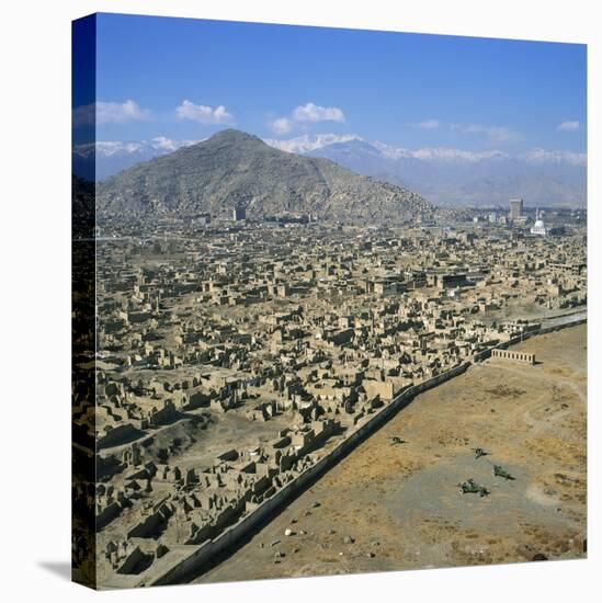 Devastation from Civil War, Kabul, Afghanistan-David Lomax-Premier Image Canvas