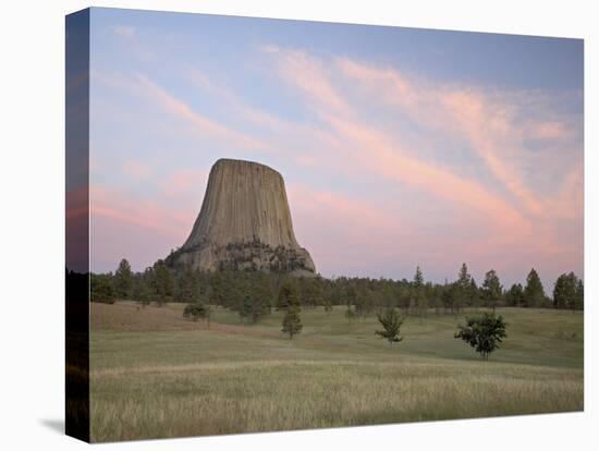 Devil's Tower at Sunset, Devil's Tower National Monument, Wyoming-James Hager-Premier Image Canvas