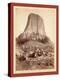 Devil's Tower. from West Side Showing Millions of Tons of Fallen Rock. Tower 800 Feet High from its-John C. H. Grabill-Premier Image Canvas