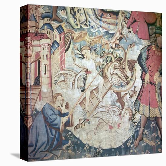 Devonshire Hunting Tapestries, 15th Century-CM Dixon-Premier Image Canvas