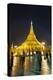 Devotees come to pray at Shwedagon Pagoda, Yangon (Rangoon), Myanmar (Burma), Asia-Alex Treadway-Premier Image Canvas