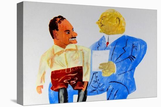 Dewey And Hoover-Ben Shahn-Stretched Canvas
