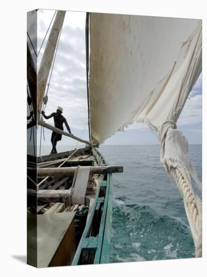 Dhow, Pangani, Near Tanga, Tanzania, East Africa, Africa-Groenendijk Peter-Premier Image Canvas