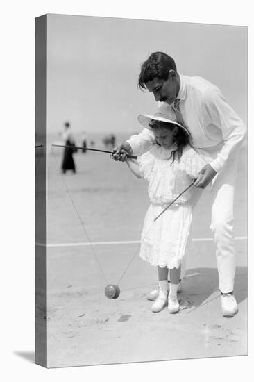 Diabolo, Learning with Papa, c.1900-Andrew Pitcairn-knowles-Premier Image Canvas