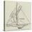 Diagram of Racing Yacht, Naming Sails, Ropes, and Spars-null-Premier Image Canvas