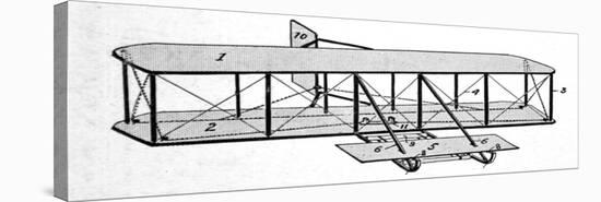 Diagram of the Wright Brothers' Aeroplane-null-Stretched Canvas