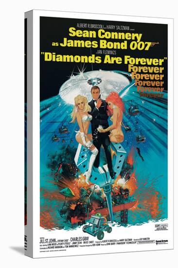 Diamonds are Forever-Claw-null-Stretched Canvas